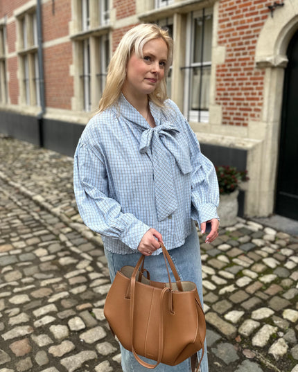 Lina Strikjes Blouse Blue