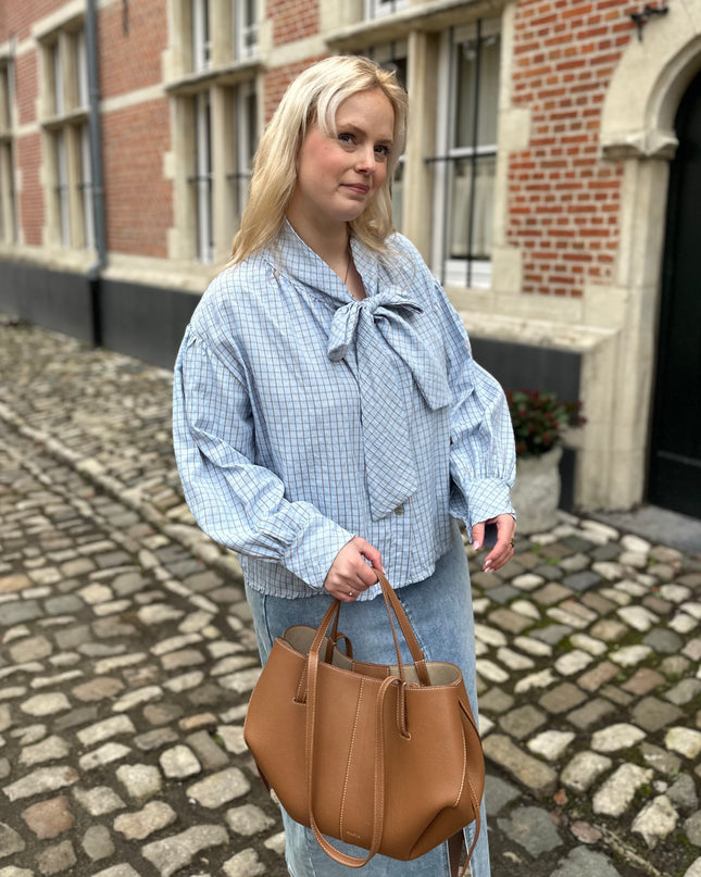 Lina Strikjes Blouse Blue