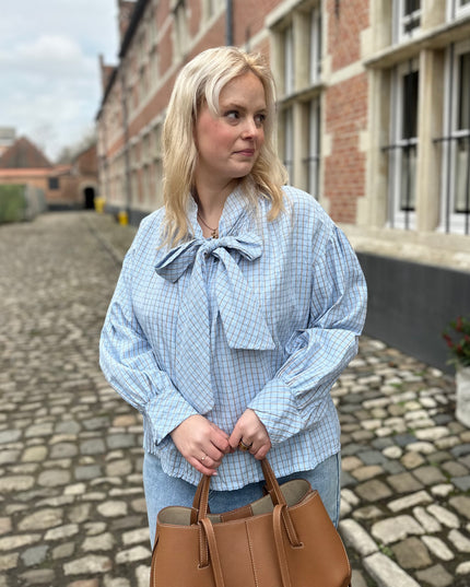 Lina Strikjes Blouse Blue