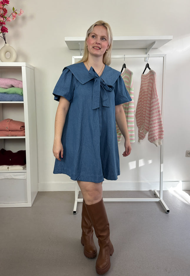 Jeansdress Bow