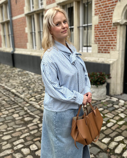 Lina Strikjes Blouse Blue