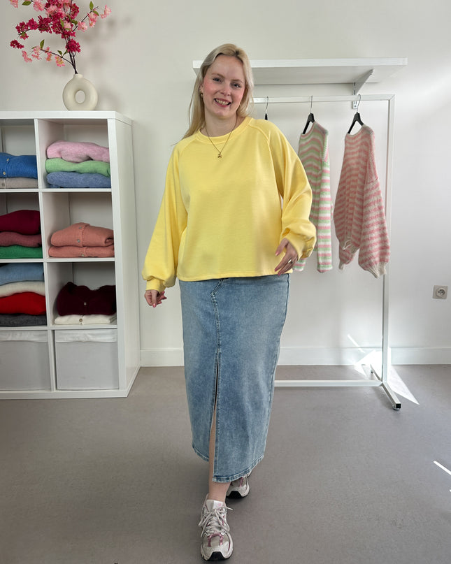 Spring Sweater Yellow