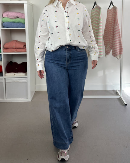 Blouse Mini Colorful Flowers