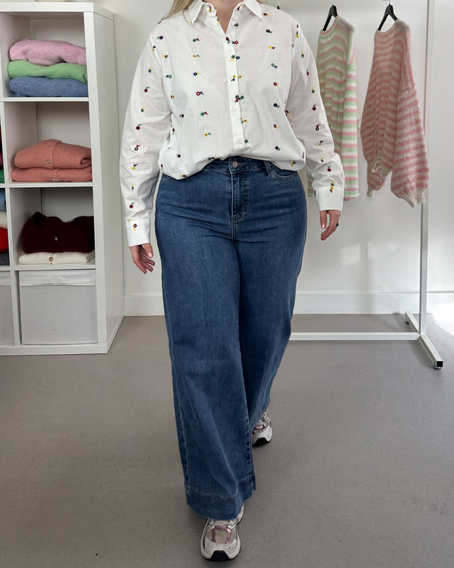 Blouse Mini Colorful Flowers