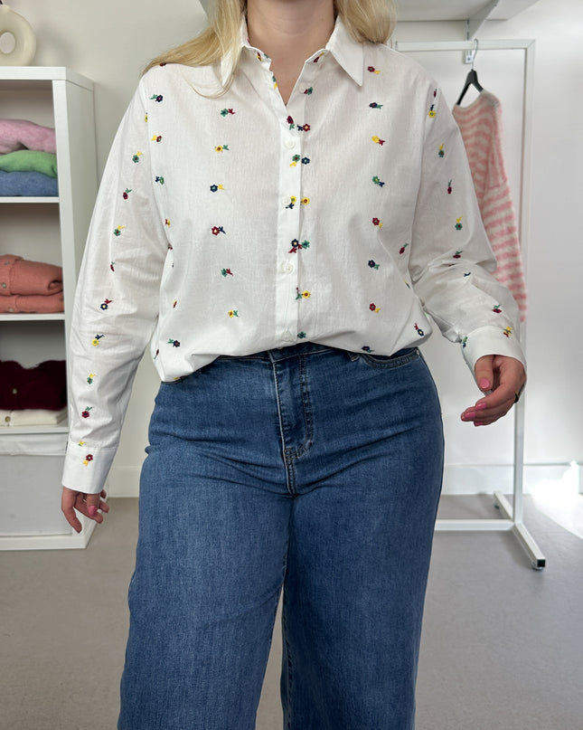 Blouse Mini Colorful Flowers