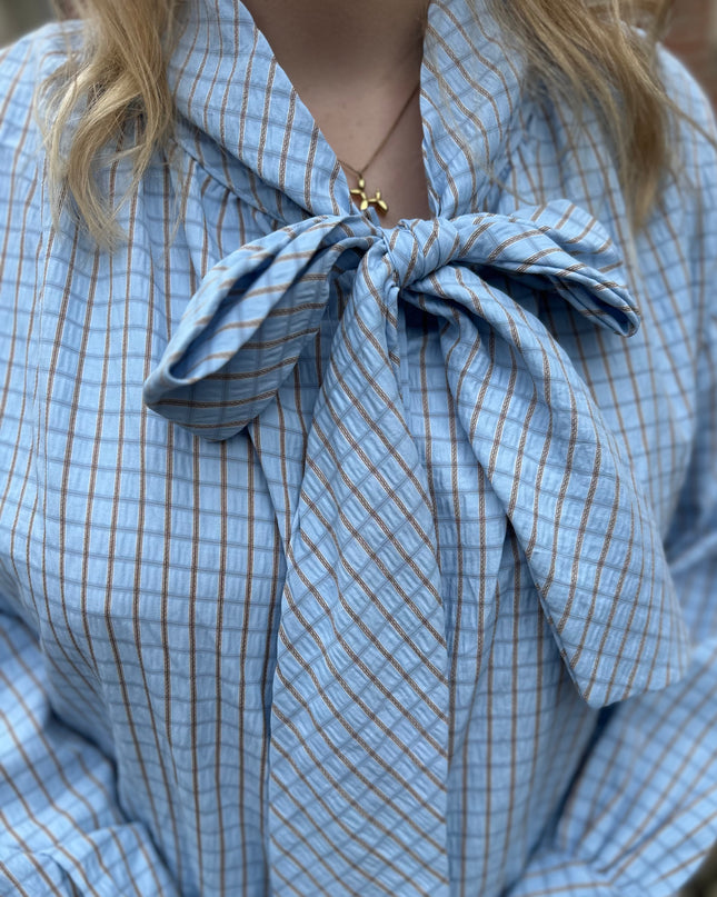 Lina Strikjes Blouse Blue