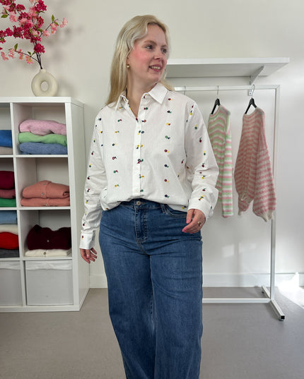 Blouse Mini Colorful Flowers