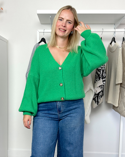 Green Cardigan
