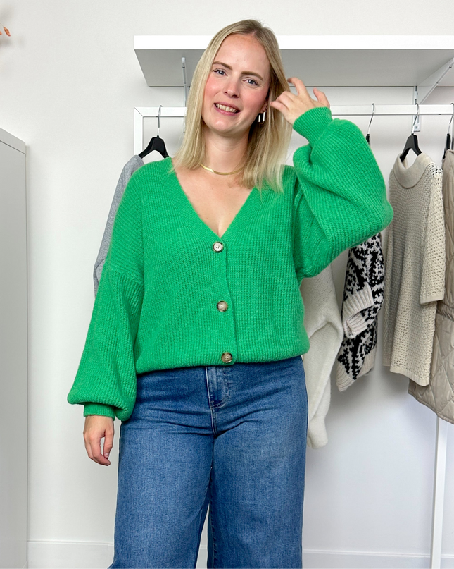 Green Cardigan