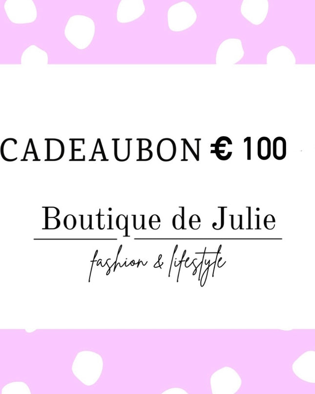 Cadeaubon €100