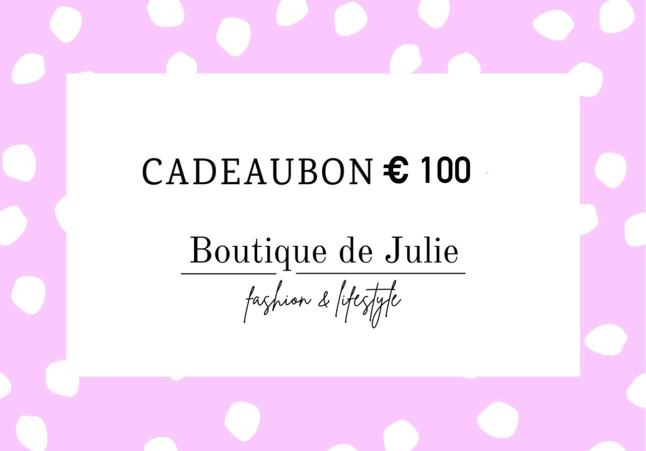 Cadeaubon €100