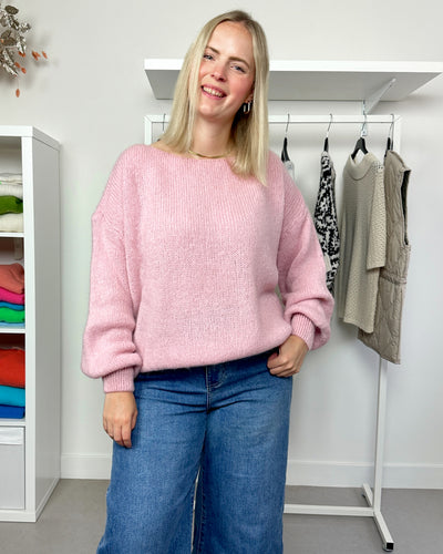 Trui Boothals Roze