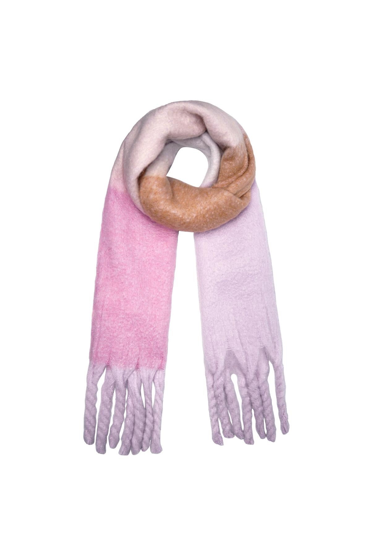 Sjaal soft lilac colors