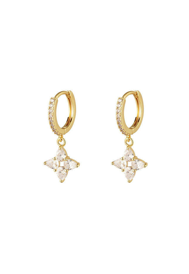 Oorbellen Star White