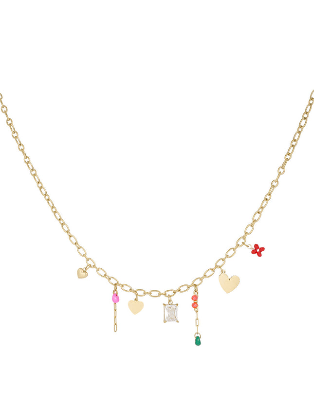 Ketting Colorful Pendants