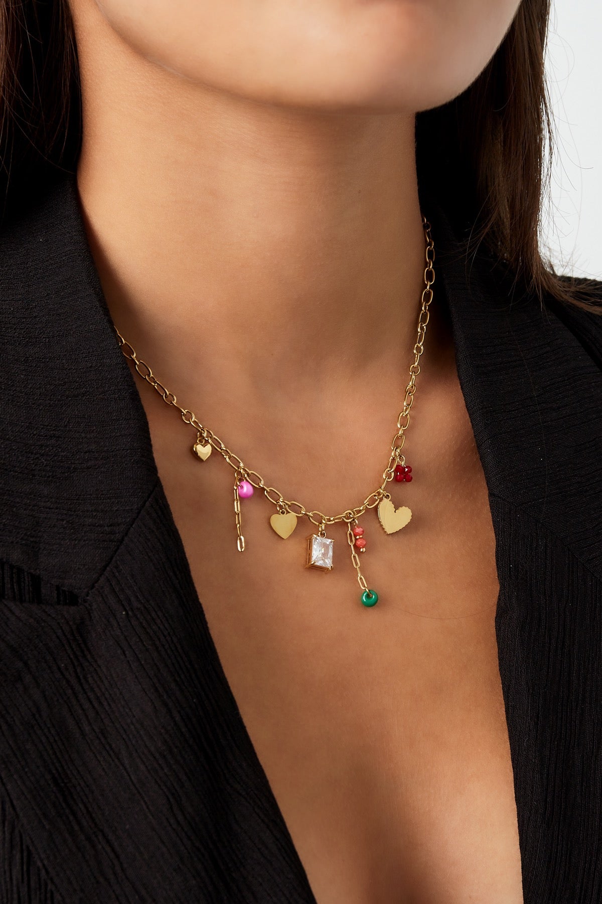 Ketting Colorful Pendants