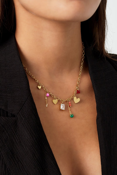 Ketting Colorful Pendants