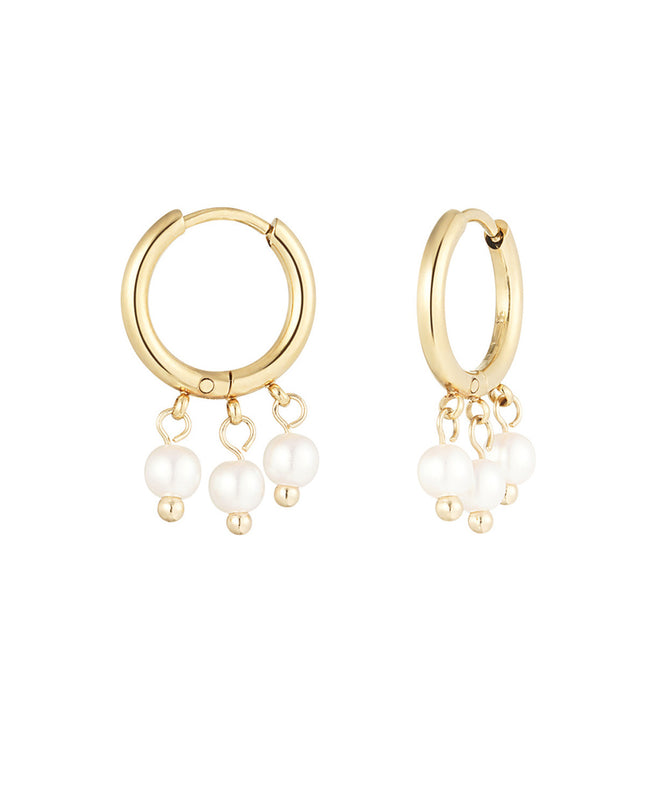 Oorbellen Pearl Pendants