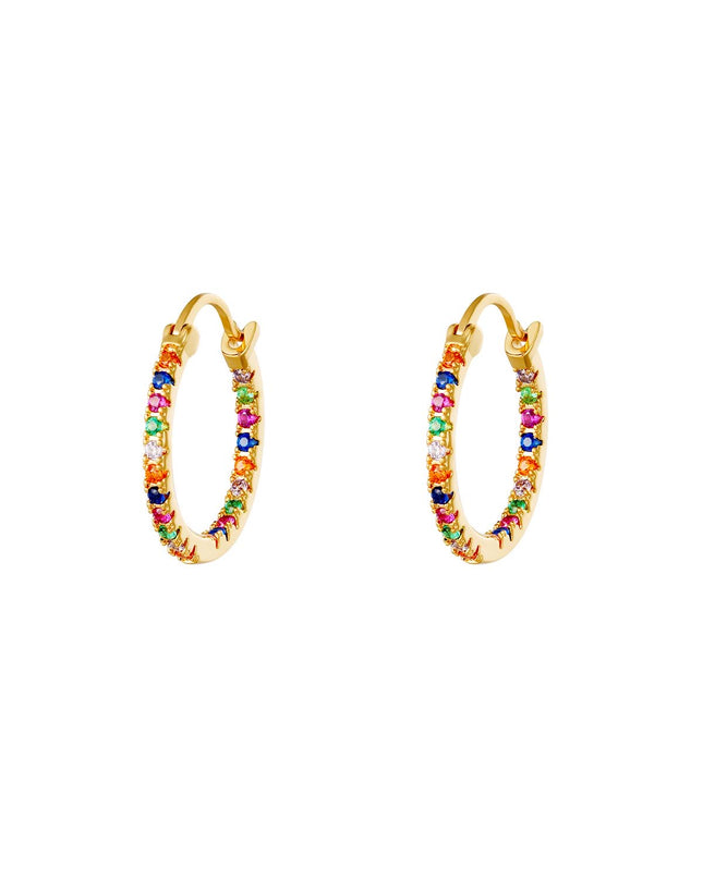Oorbellen Colorful Hoops Big