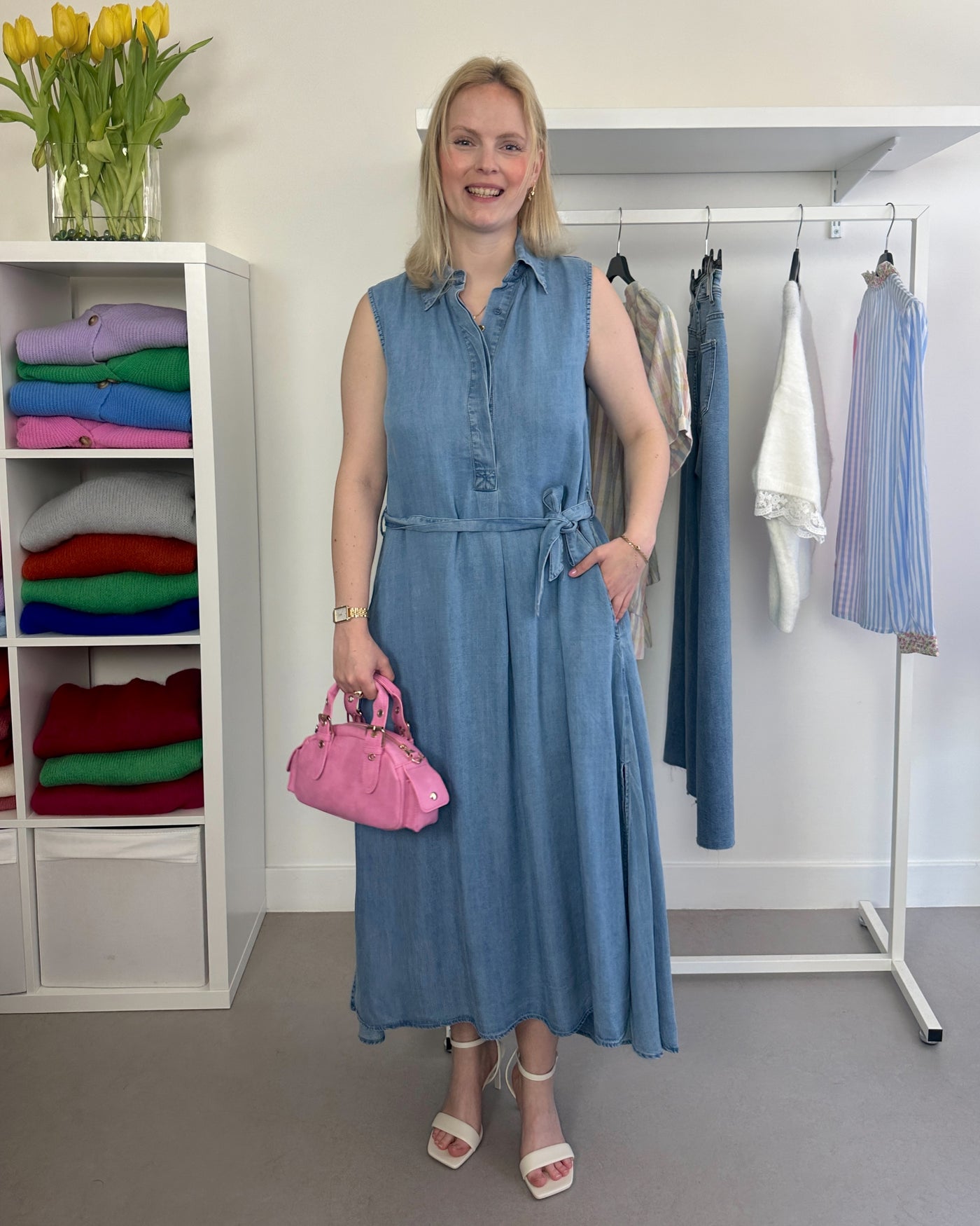 Maxi Dress Tencel Jean