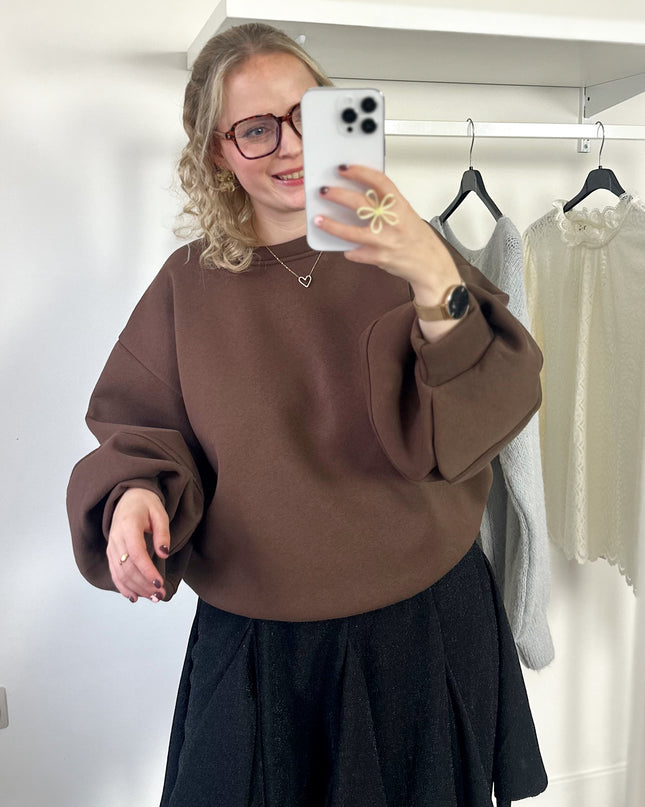 Hallie Sweater Choco