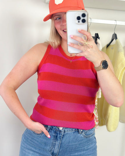 Top Fuchsia Orange