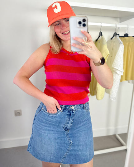 Top Fuchsia Orange