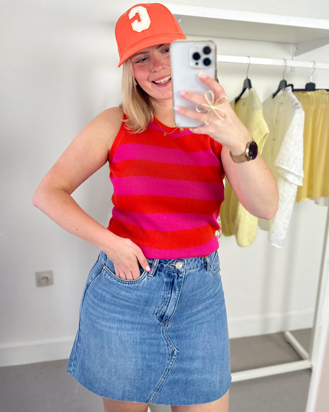 Top Fuchsia Orange