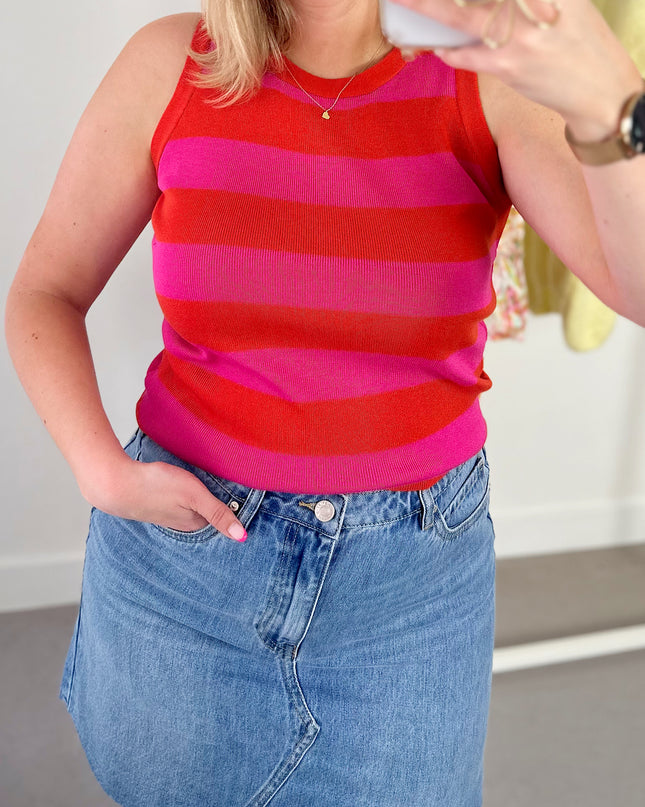Top Fuchsia Orange