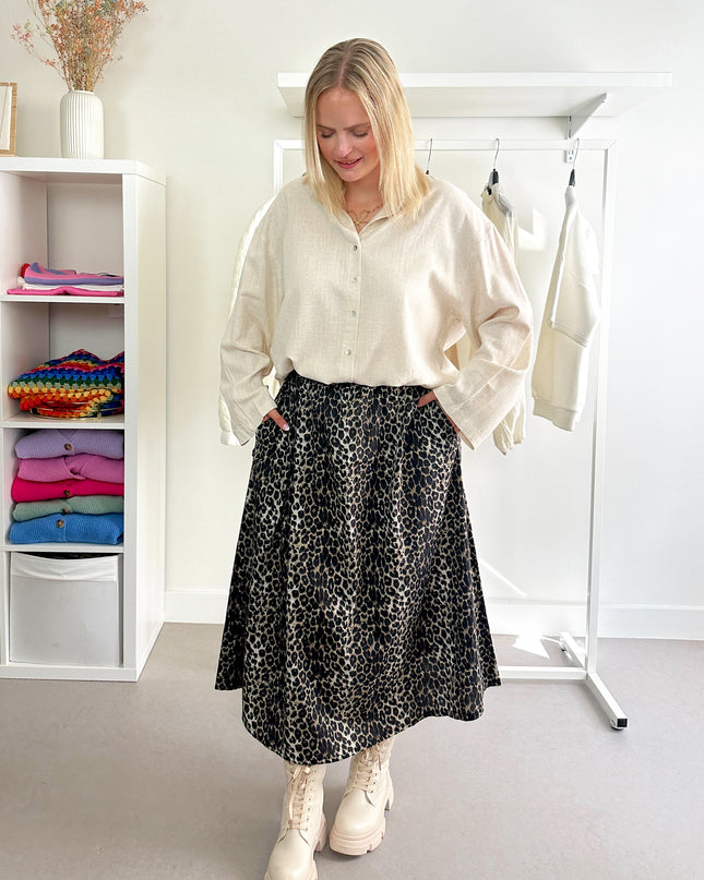 Linnen Blouse Beige