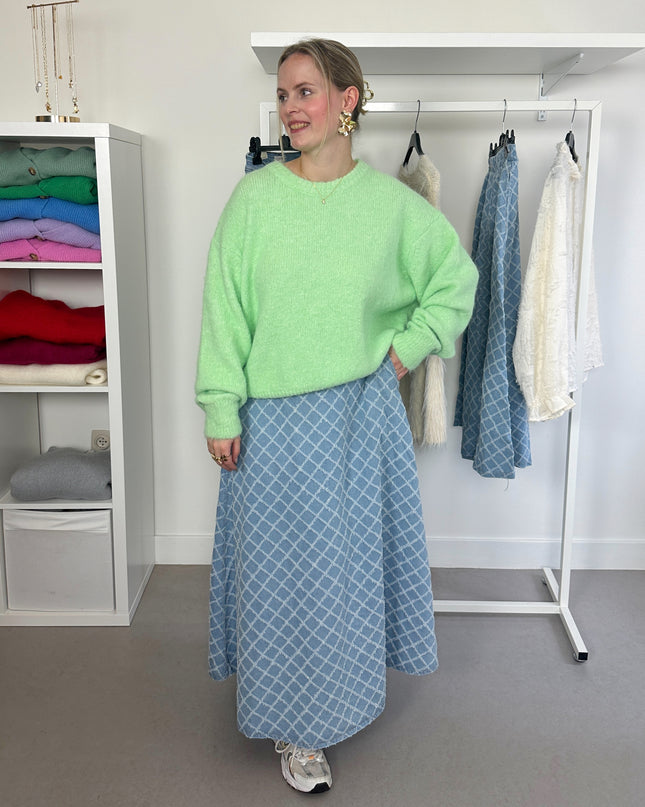 Round Neck Knit Green