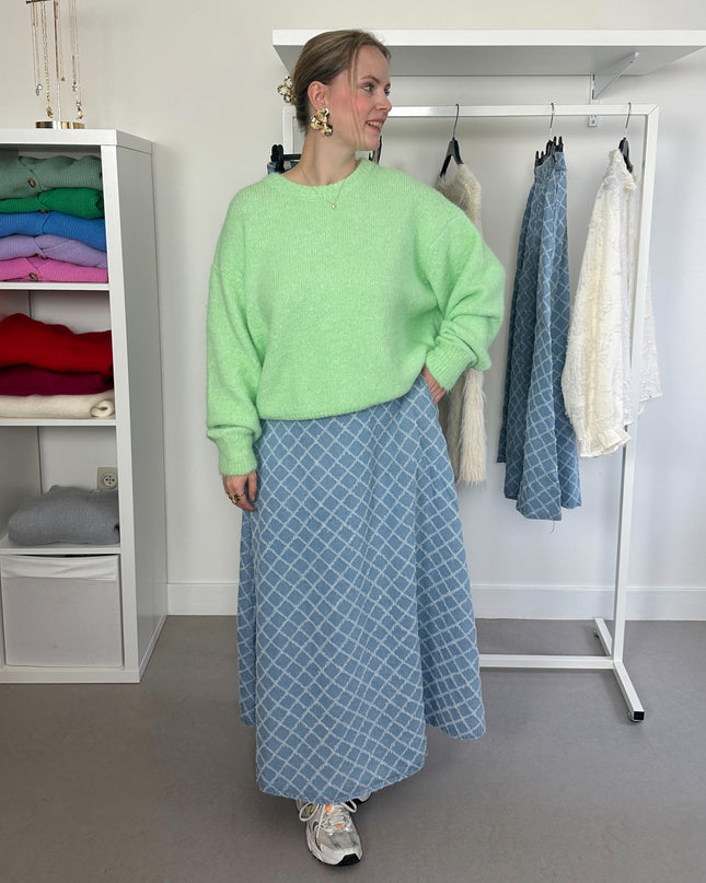 Round Neck Knit Green