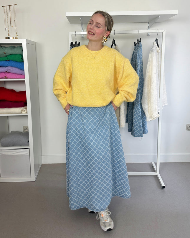 Round Neck Knit Yellow