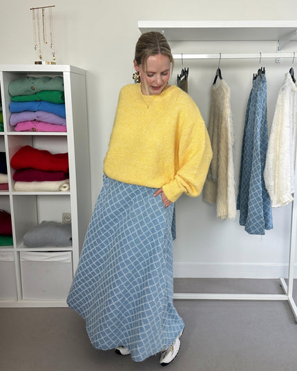 Round Neck Knit Yellow
