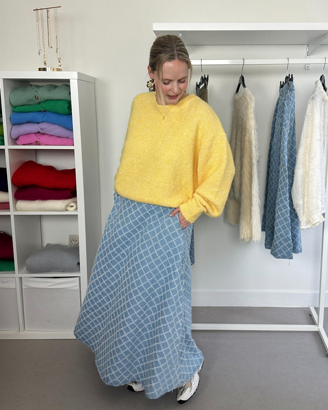 Round Neck Knit Yellow
