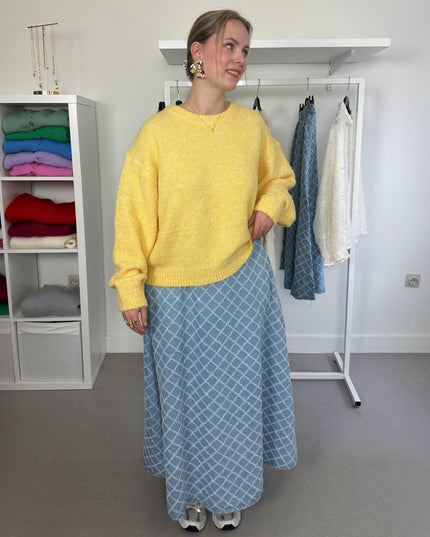 Round Neck Knit Yellow