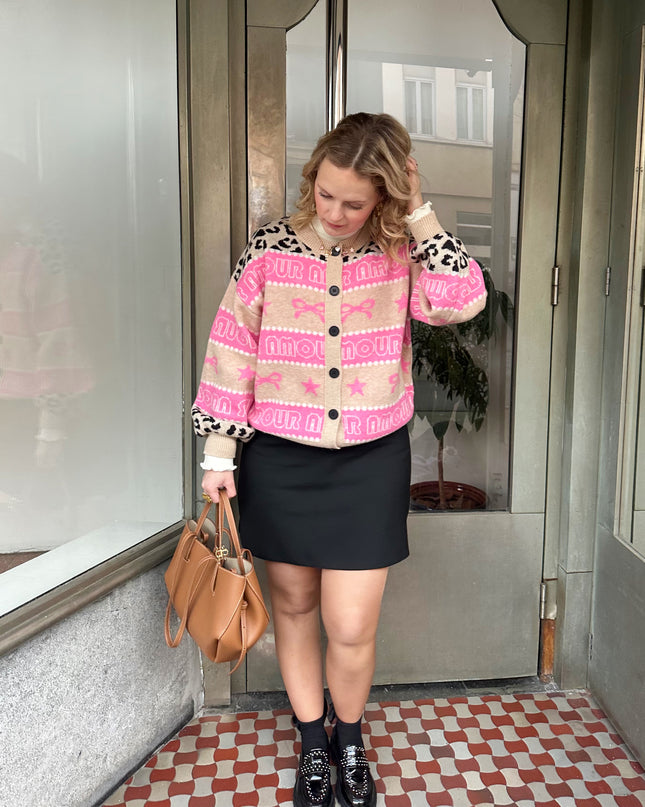 Funky Cardigan Pink