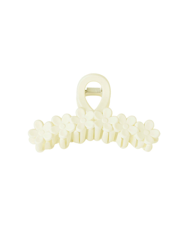 Haarspeld Flower Clip White