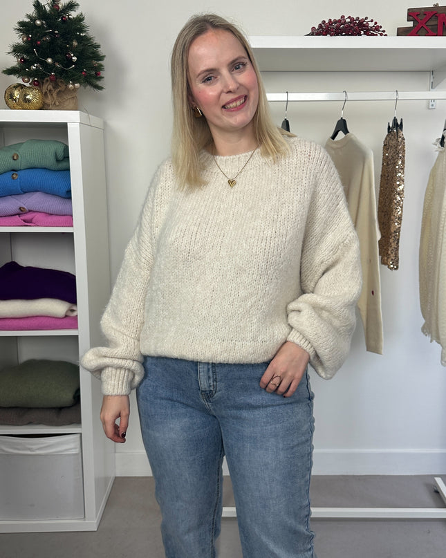 Basic Cosy Knit Crème