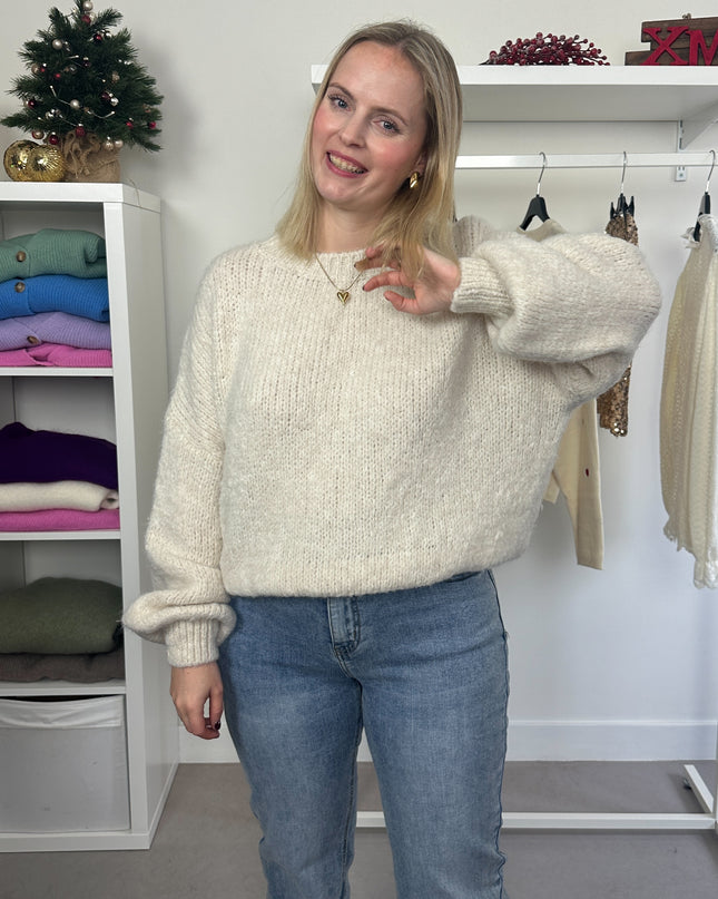 Basic Cosy Knit Crème