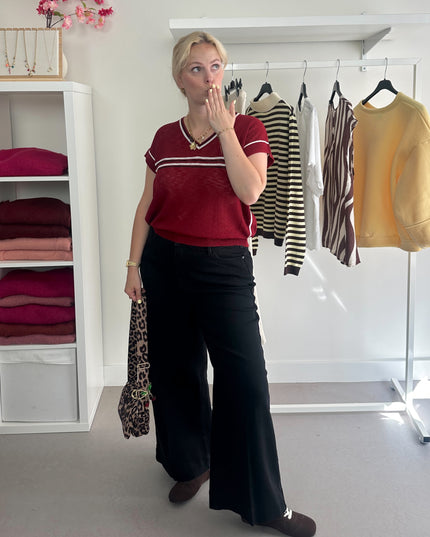 Bordeaux Sleeveless Spencer