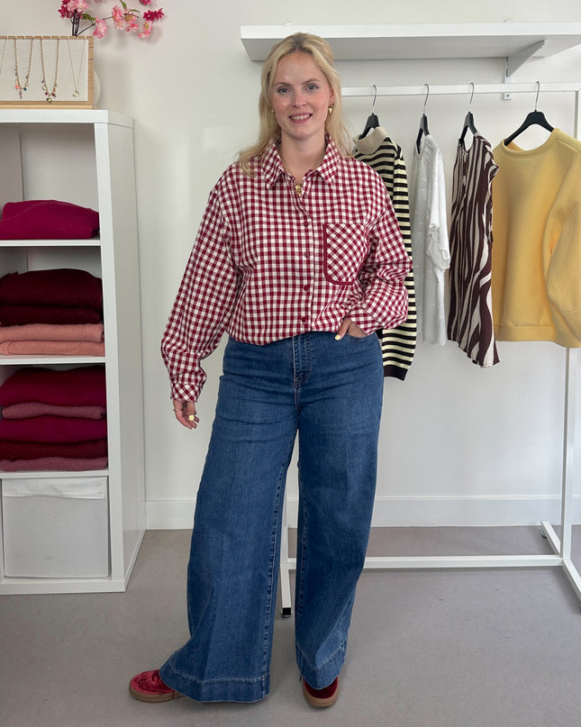 Checked Shirt Red