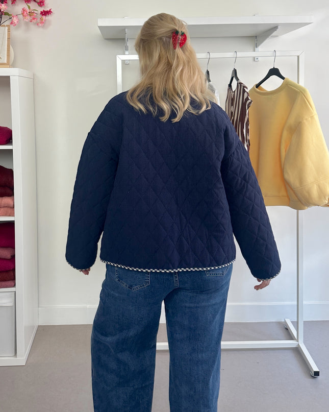 Velours Jacket Marine
