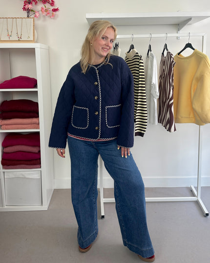 Velours Jacket Marine
