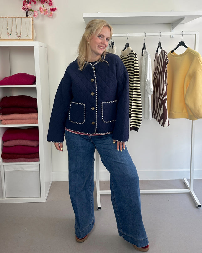 Velours Jacket Marine