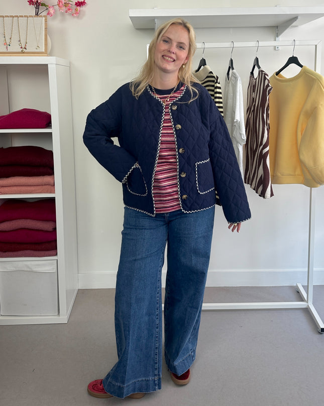 Velours Jacket Marine