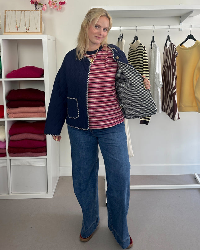 Velours Jacket Marine