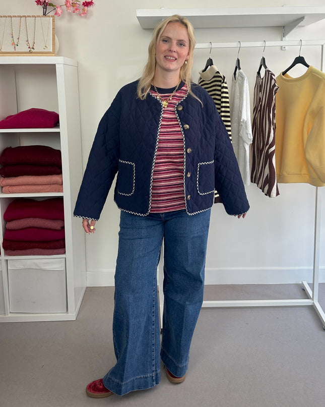 Velours Jacket Marine