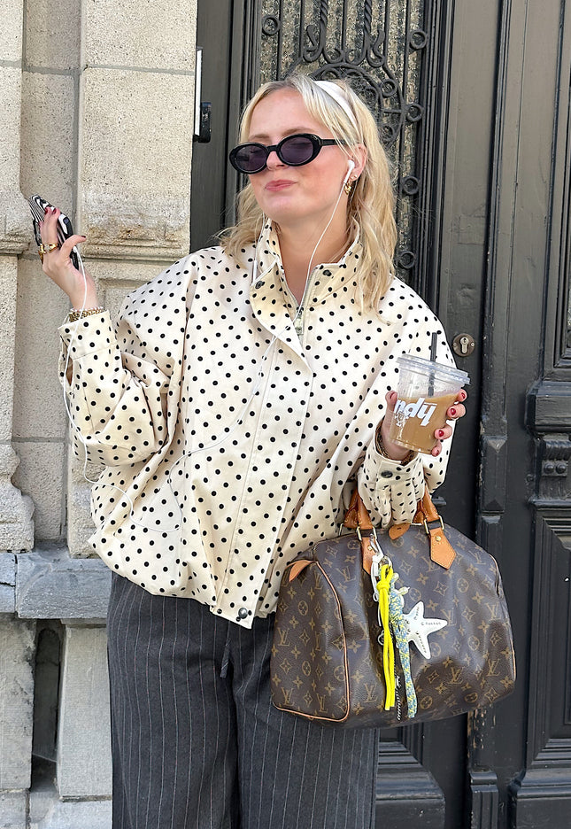 Polka Dot Jacket Ecru