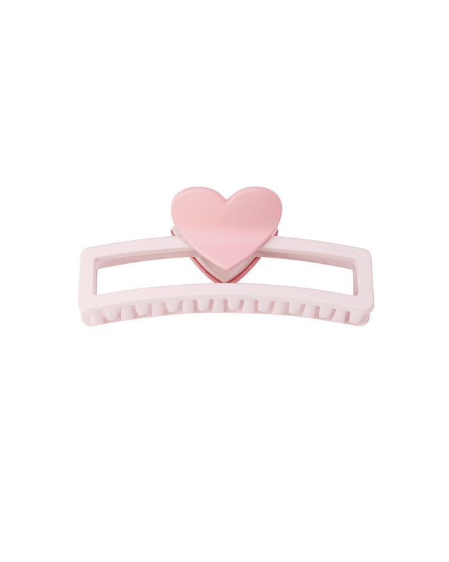 Haarspeld Big Hearts Light Pink